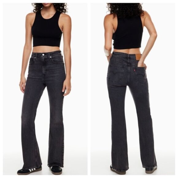 Aritzia x Levi's '70s High Flare Jean in Just a Hint Size 26 - Picture 1 of 14